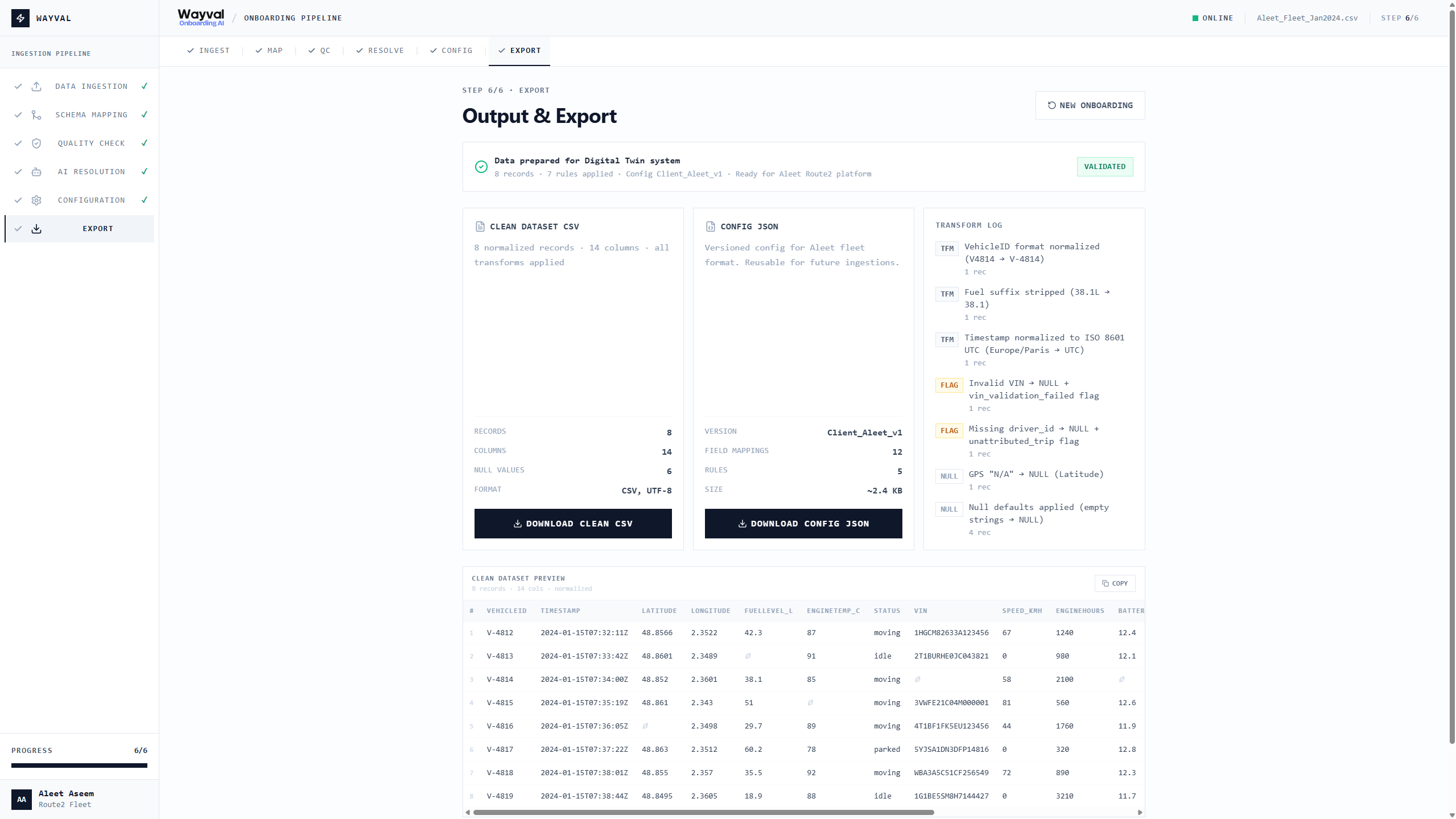 Import-Ready Output